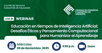  Webinar gratis "Educación en tiempos de Inteligencia Artificial"