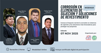  Webinar online Corrosión en elementos de sujeción y soluciones de revestimiento