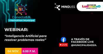  Webinar online "Inteligencia Artificial para resolver problemas reales"