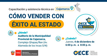 Capacitación presencial "Cómo vender con éxito al estado" de la OECE