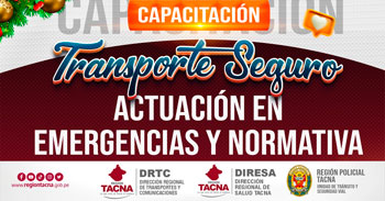  Capacitación presencial "Transporte Seguro, actuación en Emergencias y Normativa" 