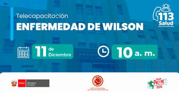  Capacitación online "Enfermedad de Wilson" del Instituto Nacional de Ciencias Neurológicas