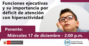  Capacitación online "Funciones ejecutivas y su importancia por déficit de atención con hiperactividad"