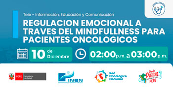  Capacitación online gratis sobre: "Regulación emocional a través del MINDFULLNESS para pacientes oncológicos"
