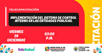  Capacitación online "Implementación del sistema de control interno en las entidades públicas" 