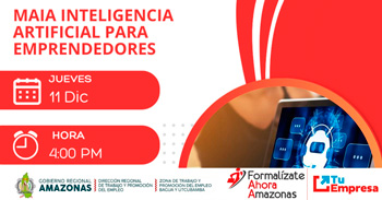  Capacitación online "MAIA Inteligencia Artificial para Emprendedores" 