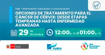  Capacitación online Opciones de tratamiento para el cáncer de cérvix: desde etapas tempranas hasta enfermedad avanzada