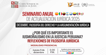  Capacitación online ¿Por qué es importante el iusmoralismo en la justicia peruana? Reflexiones de filosofía jurídica