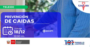  Capacitación online "Prevención de caídas" del Hospital Nacional Arzobispo Loayza