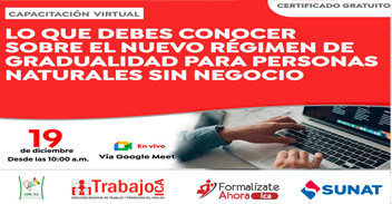  Capacitación online Lo que debes conocer sobre el nuevo régimen de gradualidad para personas naturales sin negocio