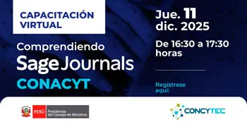Capacitación online "ScienceDirect y Scopus - Análisis de Datos y Resultados de Investigación" del Concytec