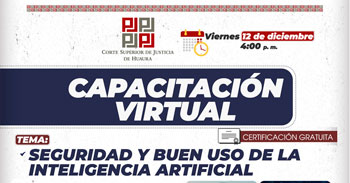 Capacitación online "Seguridad y buen uso de la Inteligencia Artificial"