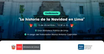  Conferencia presencial "Navidad entre libros y sonrisas" de la BNP