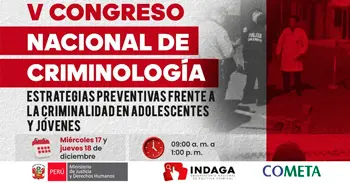 Congreso "Criminología: las estrategias preventivas frente a la criminalidad en adolescentes y jóvenes"