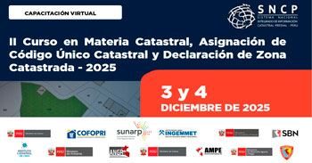  Curso online gratis Materia Catastral, Asignación del Código Único Catastral y Declaración de Zona Catastrada