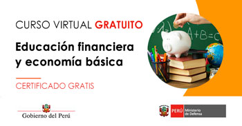  Curso online gratis certificado: "Educación financiera y economía básica" del MTPE
