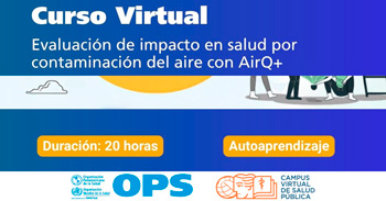  Curso online gratis "Evaluación de impacto en salud por contaminación del aire con AirQ+"