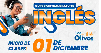 Curso online gratis "Inglés" de la Municipalidad de Los Olivos