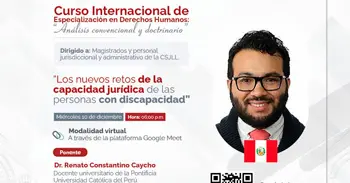 Curso online "Los nuevos retos de la capacidad jurídica de las personas con discapacidad"