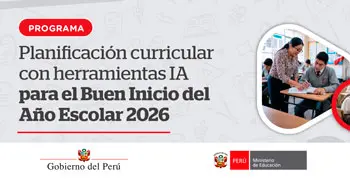  Programa online "Planificación curricular con herramientas IA para el Buen Inicio del Año Escolar 2026"