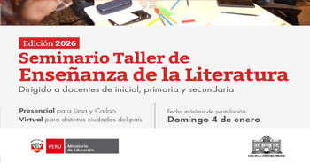  Seminario Taller de Enseñanza de la Literatura de la Casa de la Literatura Peruana