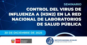  Seminario online Control del virus de influenza A (H3N2) en la Red Nacional de Laboratorios de Salud Pública