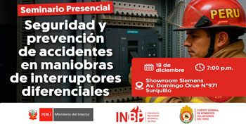  Seminario online "Seguridad y prevención de accidentes en maniobras de Interruptores Diferenciales" 