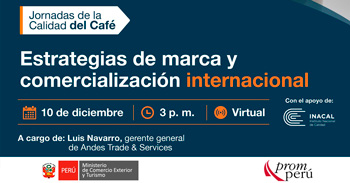  Taller virtual "Estrategia de marca y comercialización internacional" del PromPerú