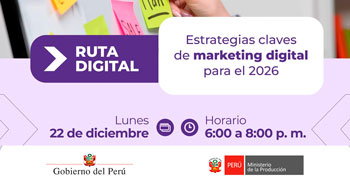  Taller virtual "Estrategias claves de marketing digital para el 2026" de Produce