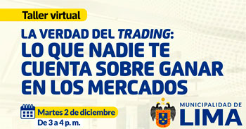  Taller online "La verdad del Trading: lo que nadie te cuenta sobre ganar en los mercados" 