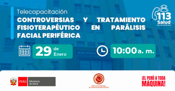  Capacitación online "Controversias y tratamiento fisioterapéutico en parálisis facial periférica"