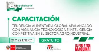  Capacitación virtual "Tendencias globales de la alimentación en el sector agroindustrial"