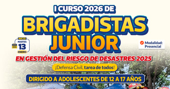  I Curso presencial "Brigadistas Junior 2026" de la Municipalidad de Lima