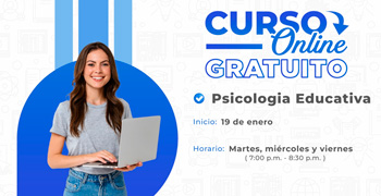  Curso online gratis "Psicología Educativa" de la Municipalidad de Magdalena del Mar