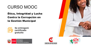 Curso online gratis con certificado "Ética, Integridad y Lucha Contra la Corrupción en la Gestión Municipal"