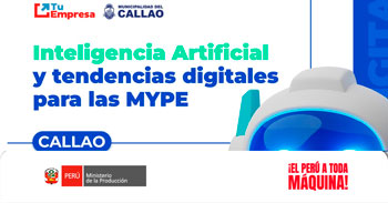  Evento presencial "Inteligencia Artificial y tendencias digitales para las MYPE" de Produce