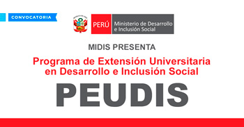  PEUDIS 2026 MIDIS - Programa de Extensión Universitaria en Desarrollo e Inclusión Social