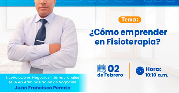  Evento online "Cómo emprender en Fisioterapia" del Instituto Arzobispo Loayza