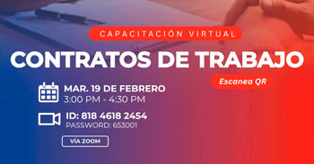  Capacitación online "Contratos de trabajo" DRTPE del Callao