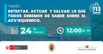  Capacitación online "Detectar, actuar y salvar: lo que todos debemos de saber sobre el ACV ISQUEMICO"