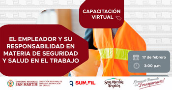 Capacitación online "El empleador y su responsabilidad en materia de seguridad y salud en el trabajo" 