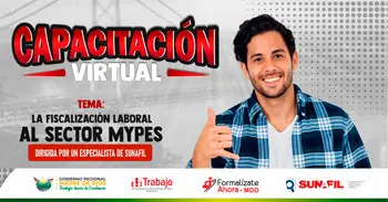  Capacitación online "La Fiscalización Laboral al Sector MYPES"  de la DRTPE de Madre de Dios