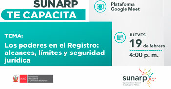  Capacitación virtual gratuita "Los poderes en el registro: alcances, límites y seguridad jurídica" 
