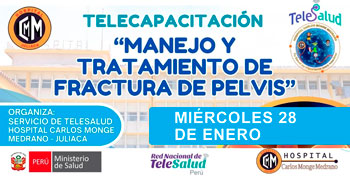 Capacitación online "Manejo y tratamiento de fractura de pelvis" de la Red de Salud San Román