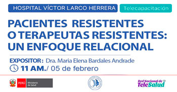  Capacitación online "Pacientes resistentes o Terapeutas resistentes: un Enfoque Relacional" 