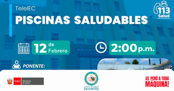  Capacitación online "Piscinas saludables" del MINSA