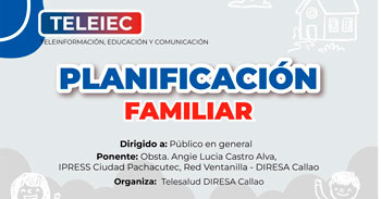  Capacitación online "Planificación Familiar" de la Diresa Callao