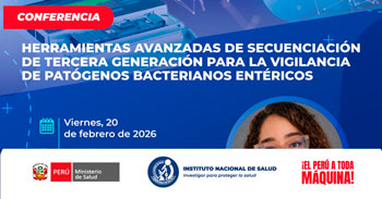  Conferencia Herramientas avanzadas de secuenciación de tercera generación para la vigilancia de patógenos bacterianos