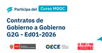  Curso online gratis con certificado "Contratos de Gobierno a Gobierno" del OECE