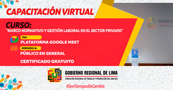  Curso online gratis: "Marco Normativo y Gestión Laboral en el Sector Privado" 